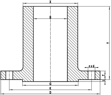 LWN flange drawing