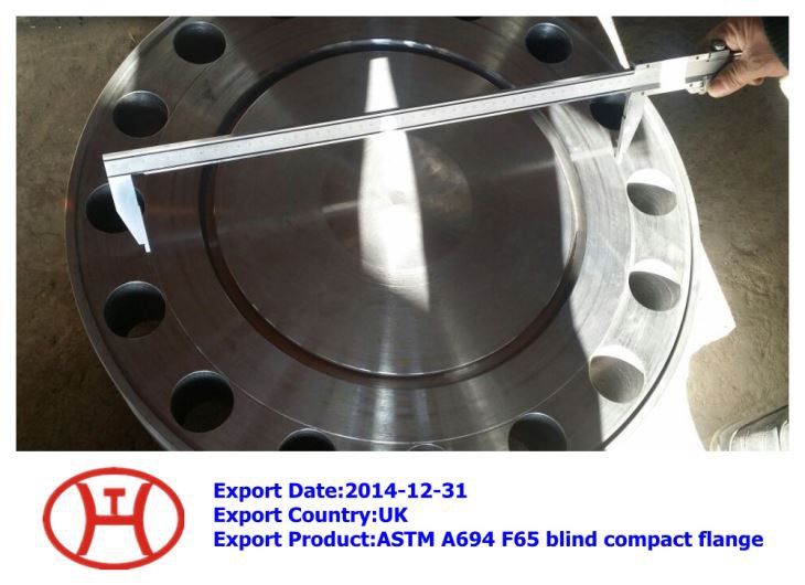 Brida compacta cega ASTM A694 F65