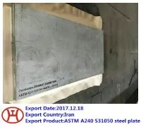 Placa d'acer ASTM A240 S31050